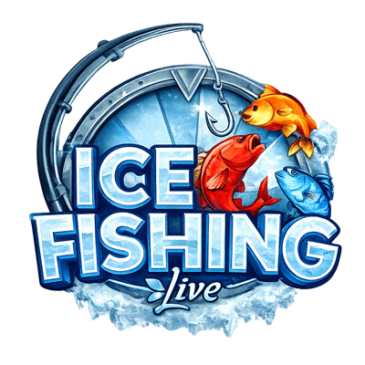 Ice Fishing slot featuring a buy-bonus free spins round and winter theme